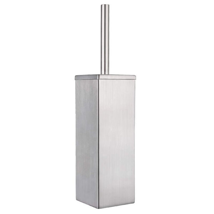XIVADA Toiletborsterhouder Cira - Vierkant - Boren - Rvs - Zilver