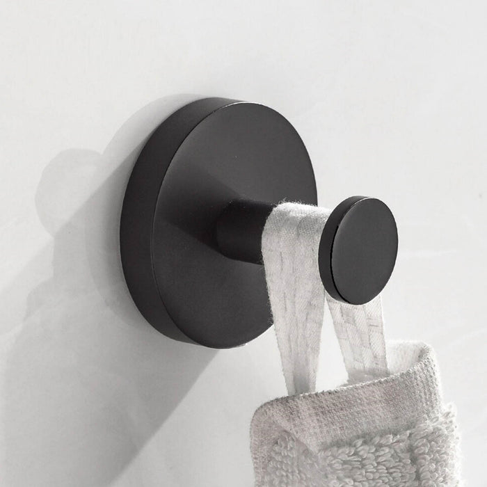 XIVADA Toilet set zwart - 4-delig - Hangend - Rvs - Zwart