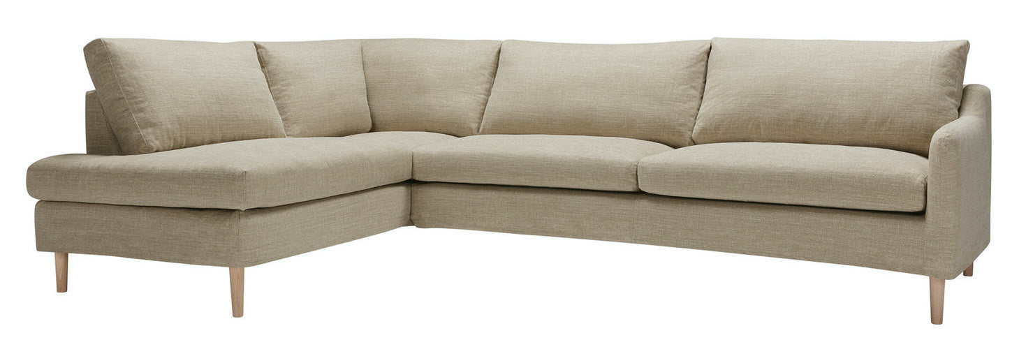 Sits Elis 3-zits + Divan Hoekbank Links Beige