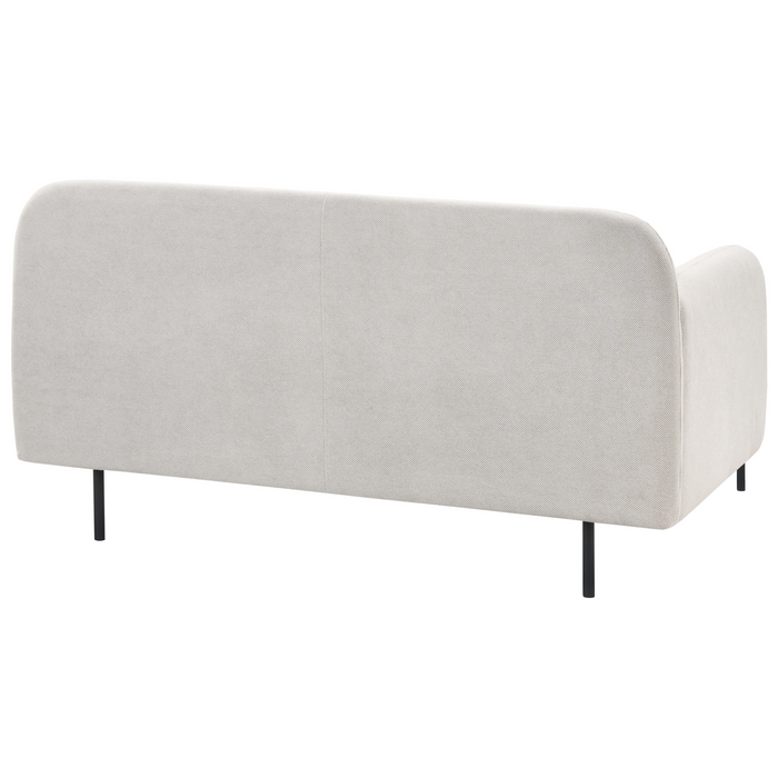 Beliani - LILAND - Tweezitsbank - Gebroken wit - Polyester