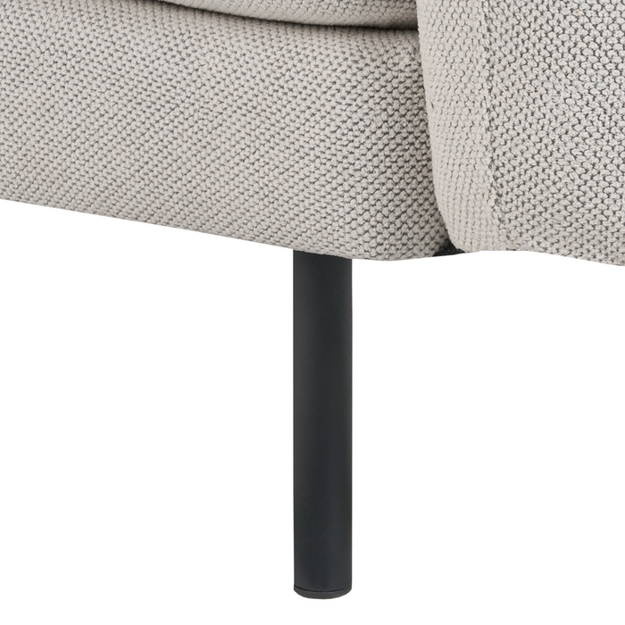 Beliani - LILAND - Tweezitsbank - Gebroken wit - Polyester