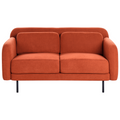Beliani - LILAND - Tweezitsbank - Oranje - Polyester