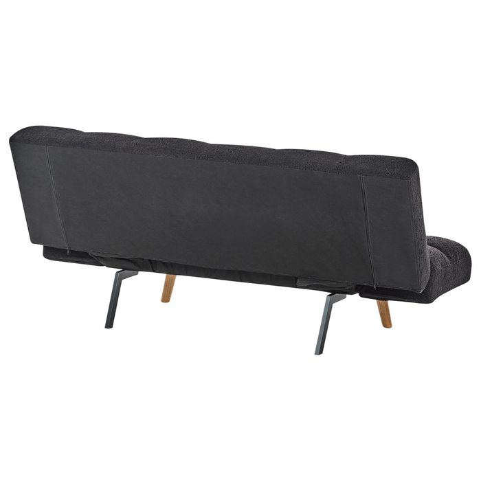 Beliani - INGARO - Slaapbank - Zwart - Bouclé