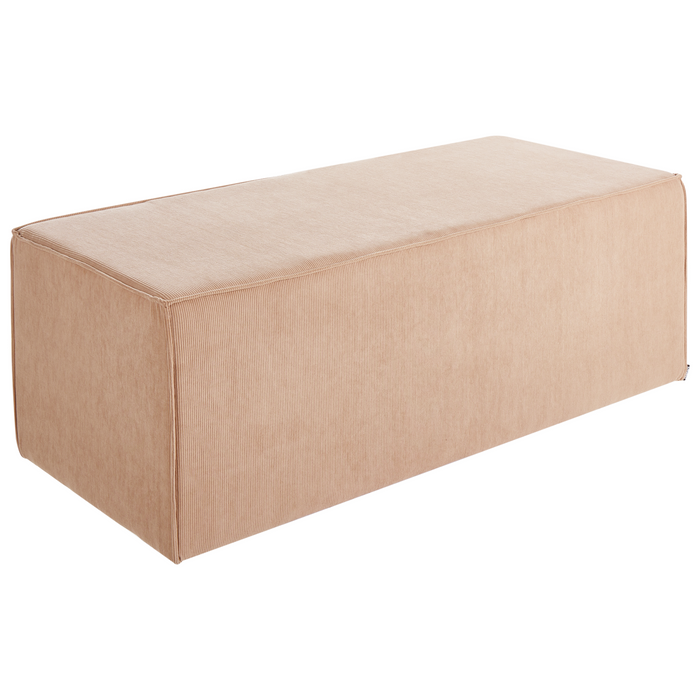 Beliani - VINITA - Poef - Beige - Corduroy