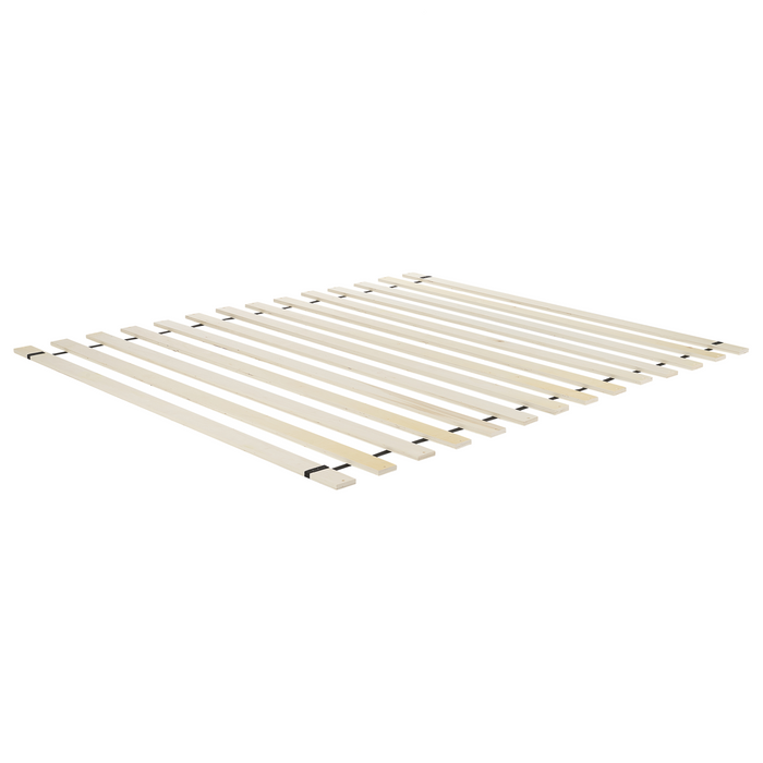 Beliani - LESTRE - Tweepersoonsbed - Groen - 160 x 200 cm - Linnen