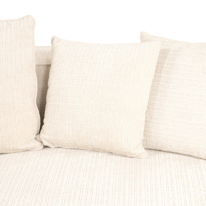 Richmond Interiors Lusso Beige Chenille Hoekbank