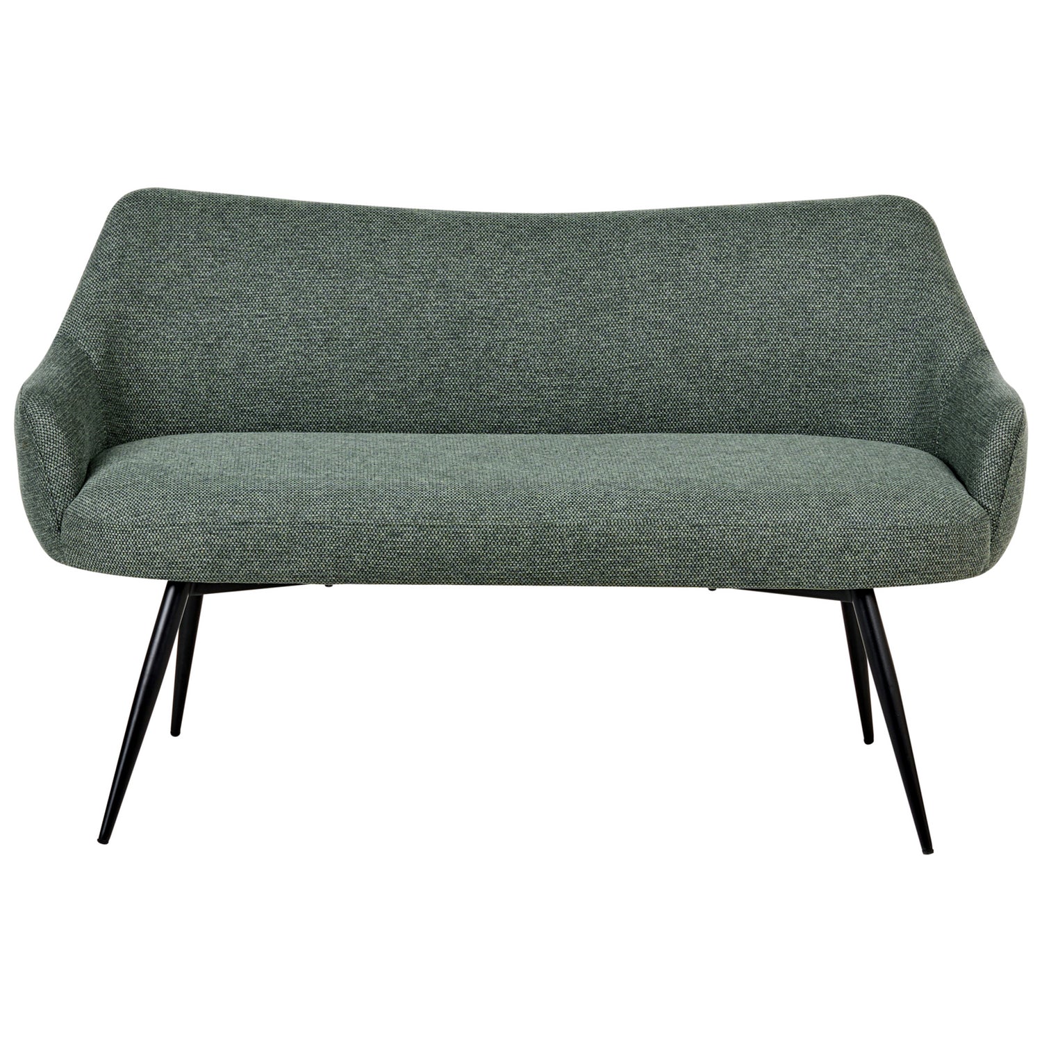 Beliani - ARENDAL - Eetkamerbank - Groen - Polyester