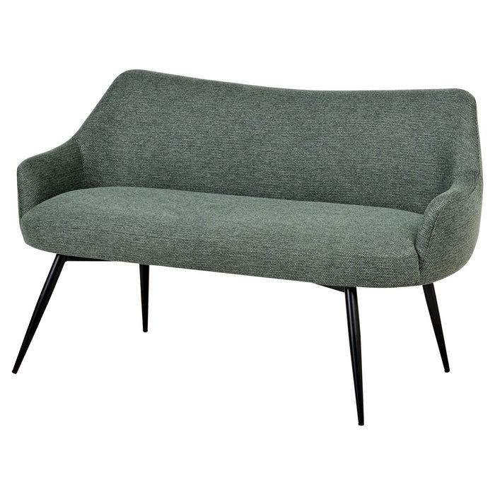Beliani - ARENDAL - Eetkamerbank - Groen - Polyester