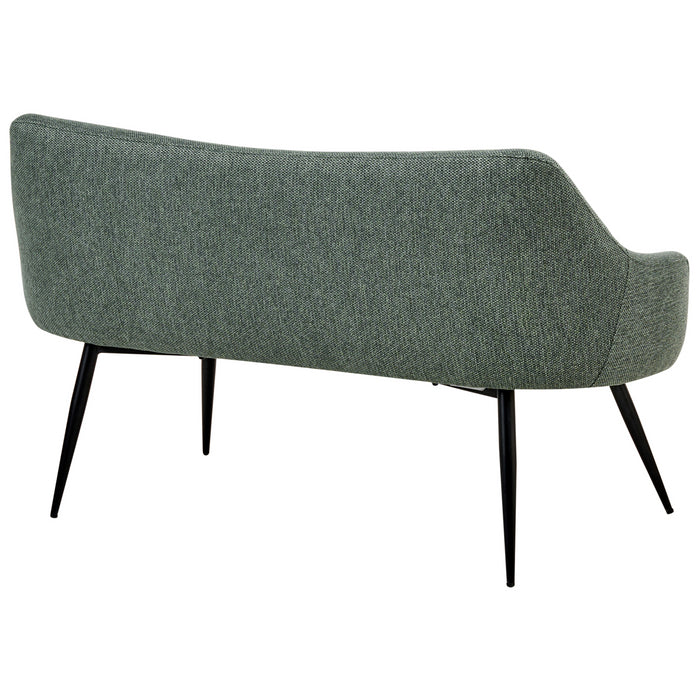 Beliani - ARENDAL - Eetkamerbank - Groen - Polyester