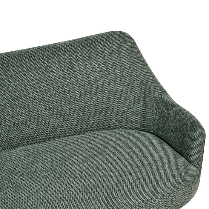 Beliani - ARENDAL - Eetkamerbank - Groen - Polyester