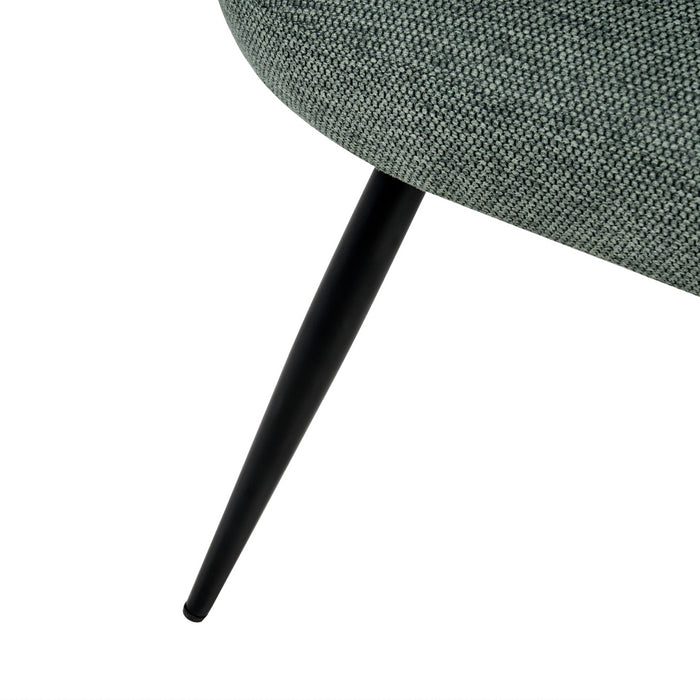 Beliani - ARENDAL - Eetkamerbank - Groen - Polyester