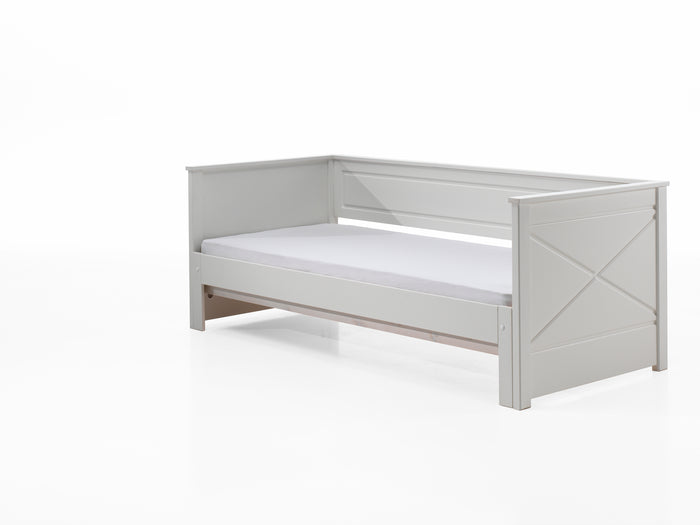 LUCEVI - Pino 93 Uitschuif-kajuitbed 90x200cm - Wit