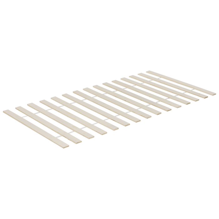 Beliani - OLENDON - Eenpersoonsbed - Wit - 90 x 200 cm - Dennenhout