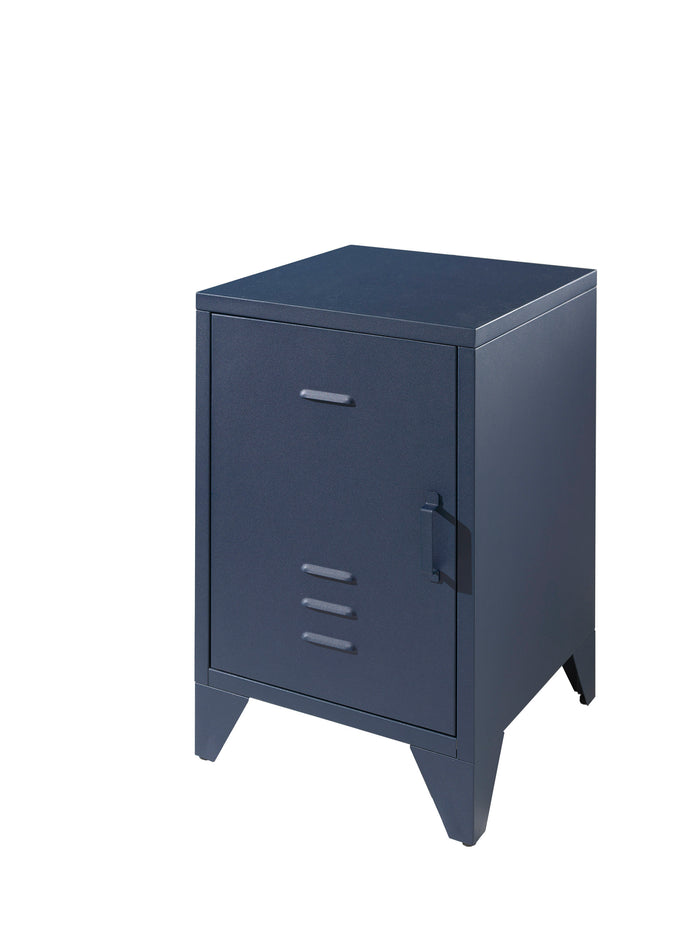 LUCEVI - Bronxx bed + Nachtkastje - Blue Denim - 90x200 cm