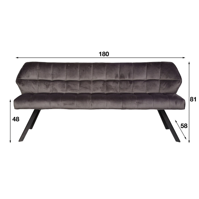 Davidi Design Raster Zand Eetkamerbank 180 cm