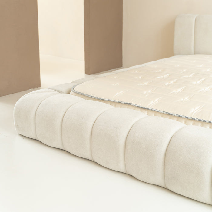 Adore - Designbed Beige Boxspring 160 x 200 Incl Matras