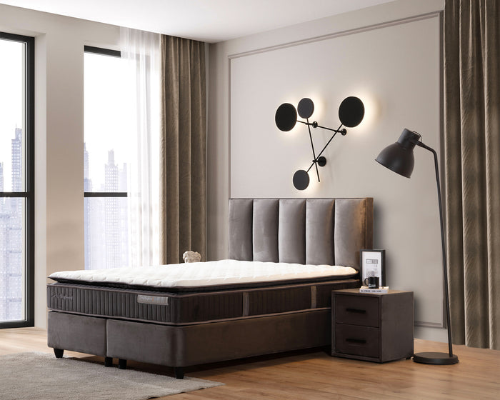 SKYBEDD ® Birdybedd Boxspring met Opbergruimte en Matras