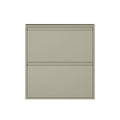 by fonQ Klip Schoenenkast - 2 Vakken - Taupe