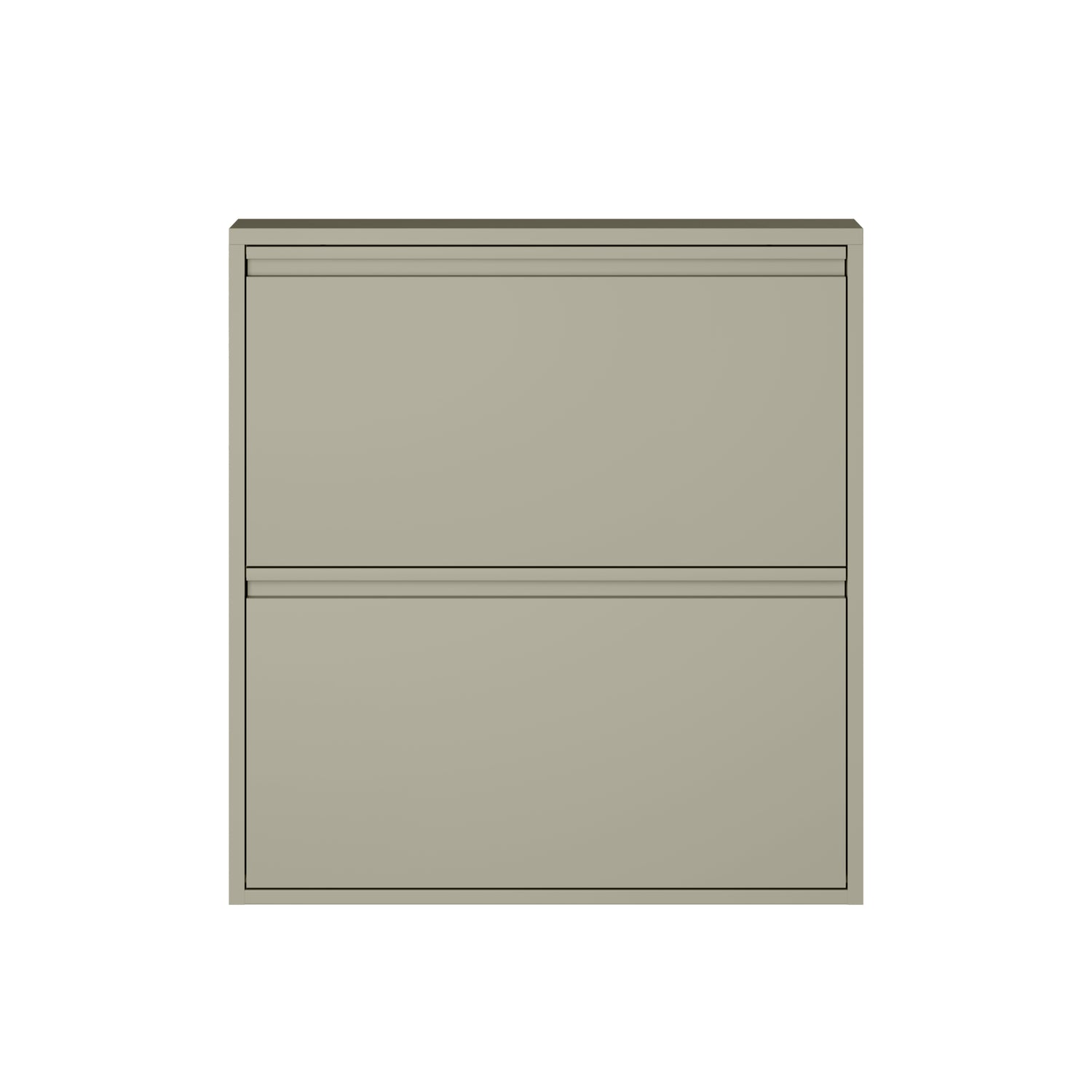 by fonQ Klip Schoenenkast - 2 Vakken - Taupe