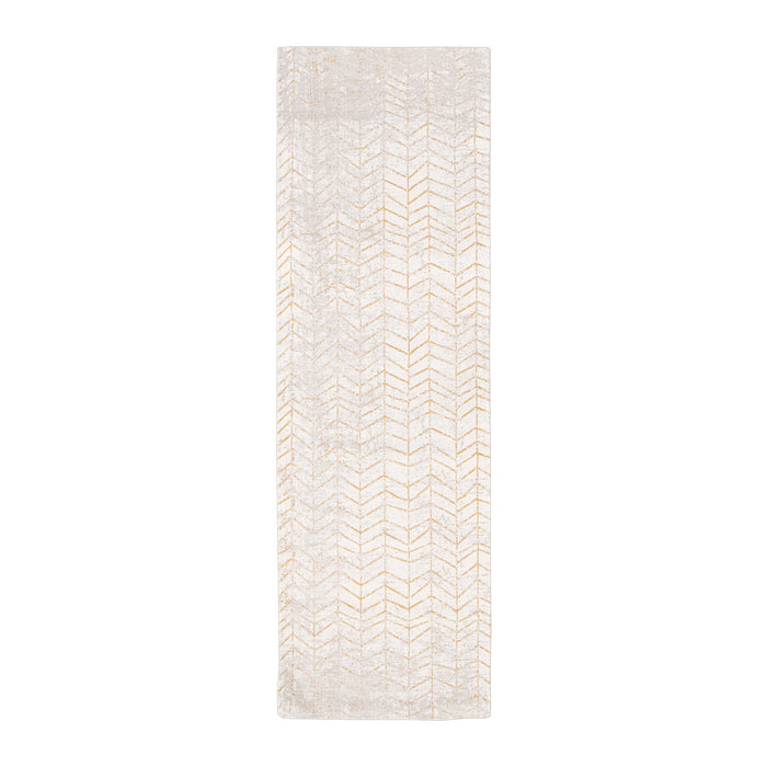 Louis de Poortere Jacob's Ladder Runner Vloerkleed 80 x 250 cm - Central Yellow