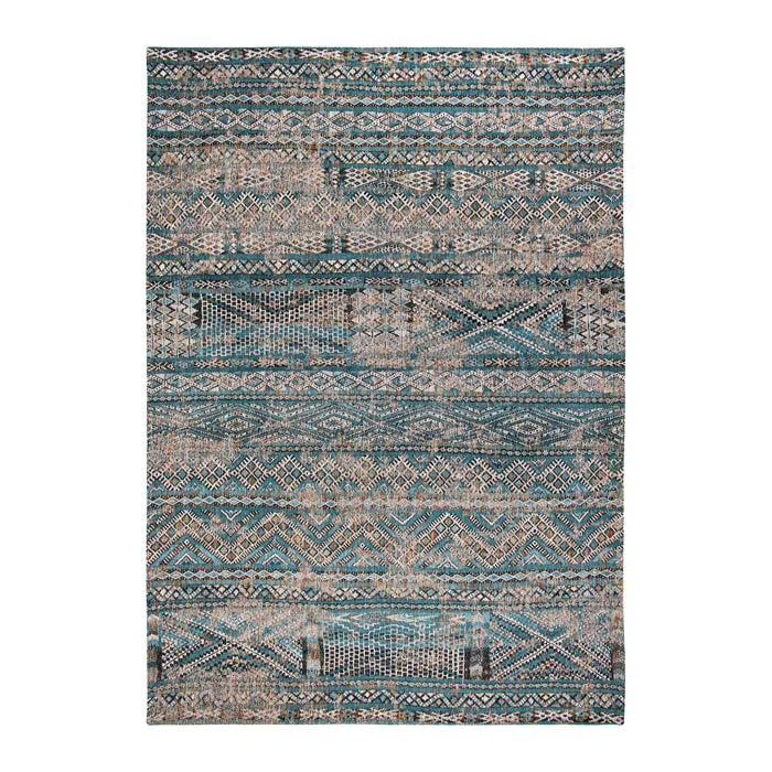 Louis de Poortere Kilim Vloerkleed 140 x 200 cm - Zemmuri Blue