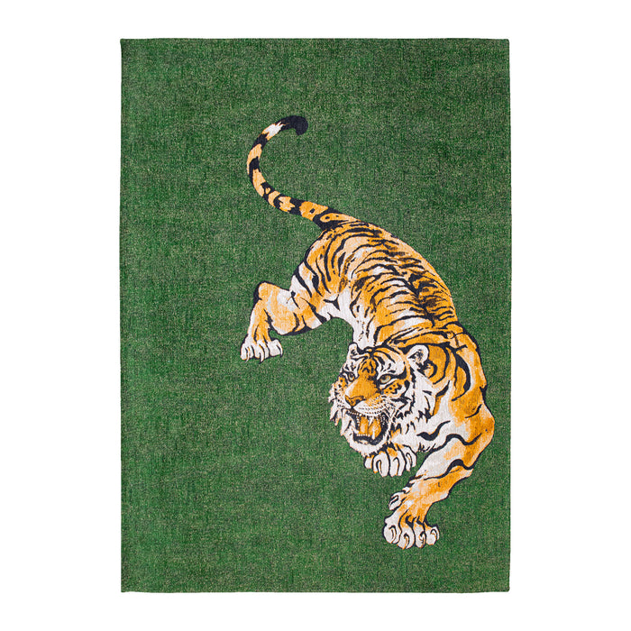 Louis de Poortere Pop Vloerkleed 280 x 390 cm - Green On Fire