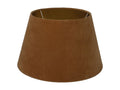 HSM Collection-Ronde Lampenkap Conisch-ø35-ø52x32-Beige|Goud-Stof
