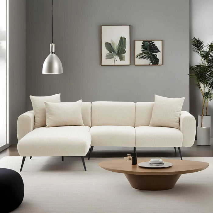 Kalune Design Hoekbank Zeno links bouclé