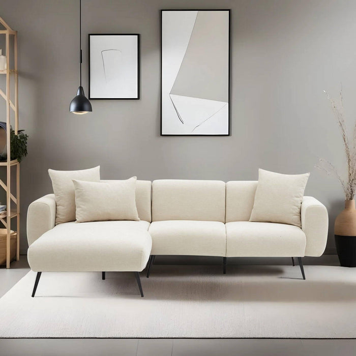 Kalune Design Hoekbank Zeno links bouclé