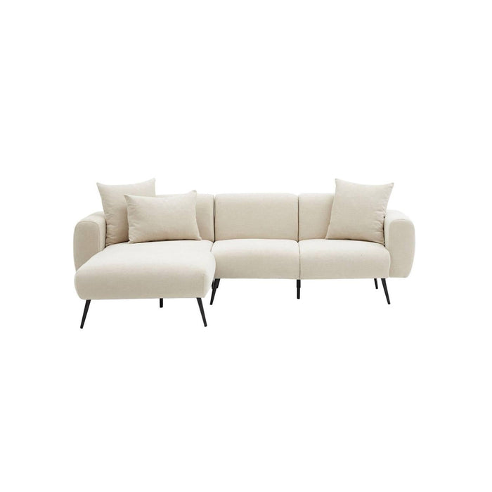Kalune Design Hoekbank Zeno links bouclé