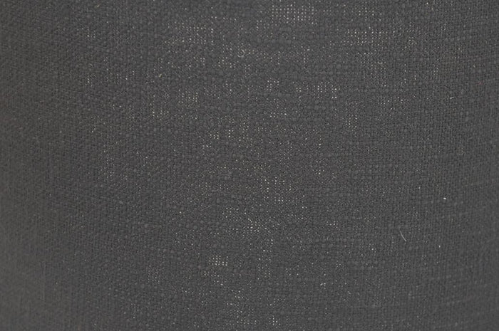 HSM Collection-Ronde Lampenkap-ø42x28-Zwart-Jute|Wol