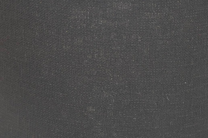 HSM Collection-Ronde Lampenkap-ø42x28-Zwart-Jute|Wol