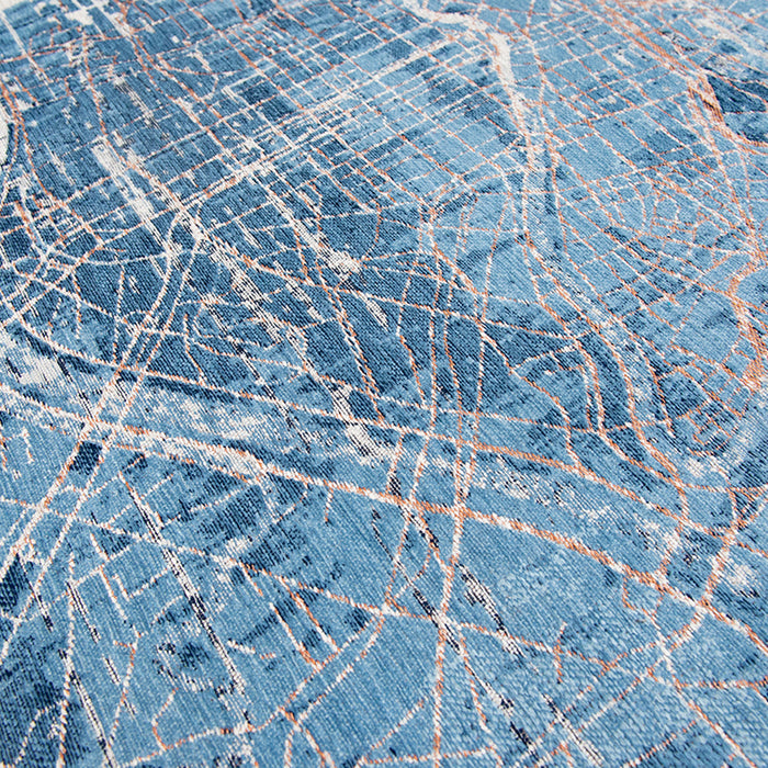 Louis de Poortere Cities Vloerkleed Ø 240 cm - Conductive Blue