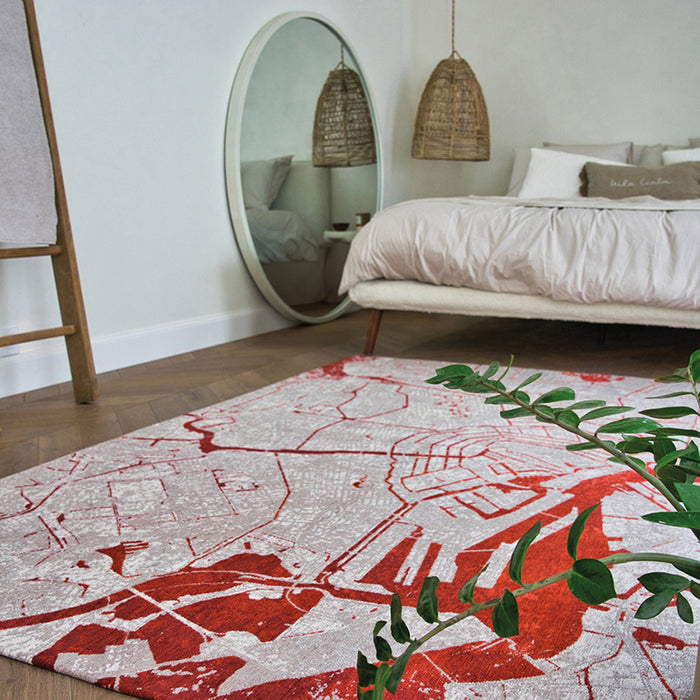 Louis de Poortere Cities Vloerkleed 280 x 390 cm - Orange Cut