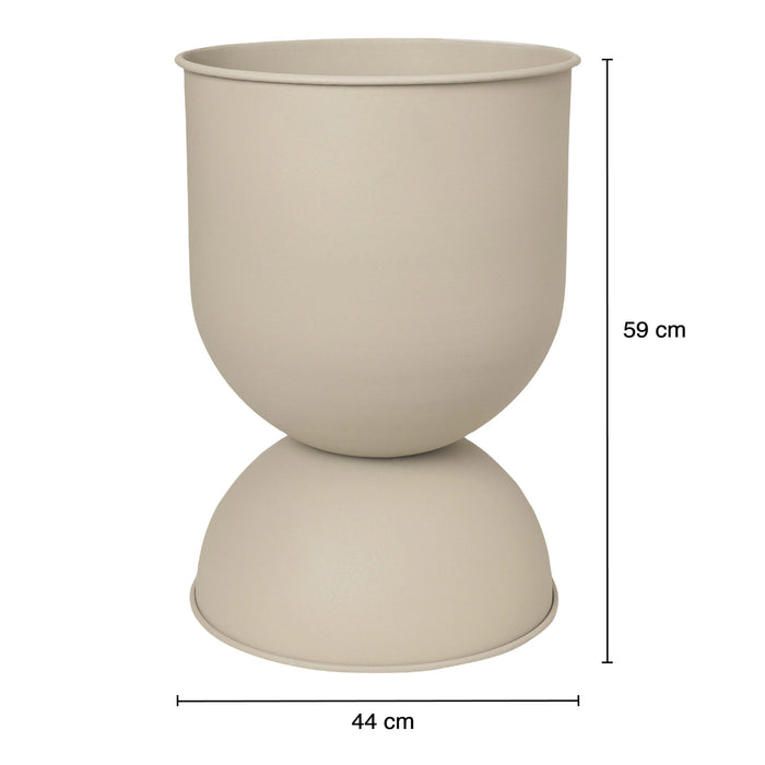 ferm LIVING Hourglass Pot - Medium - Cashmere