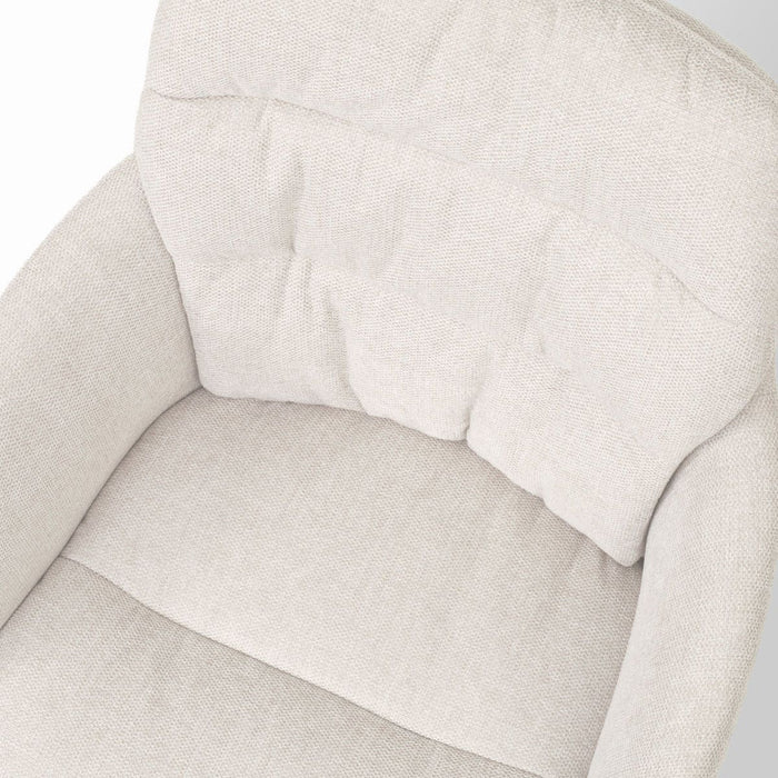Nolon Nout-Mia Bureaustoelen Set van 2 - Beige - Zwart Onderstel