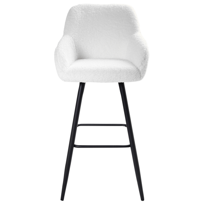 Beliani - CASMALIA - Barkruk set van 2 - Gebroken wit - Off-white