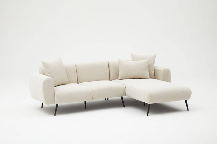 Kalune Design Hoekbank Zeno rechts bouclé