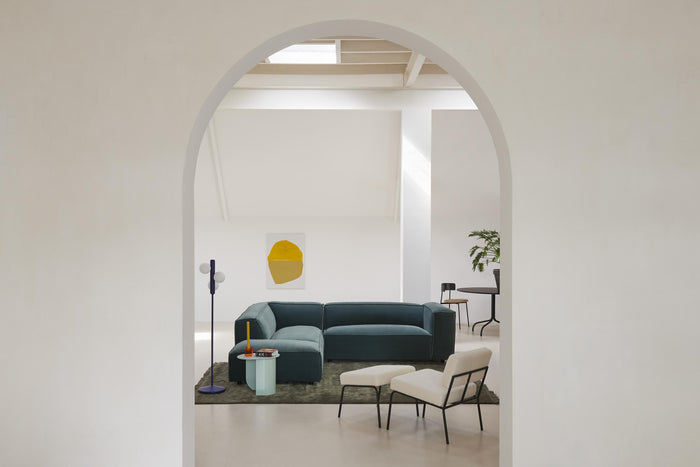 FÉST Dunbar bank met Longchair links Alpine 01 natural
