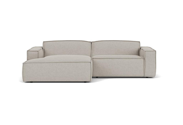 FÉST Edge bank met longchair links Alpine 01 natural
