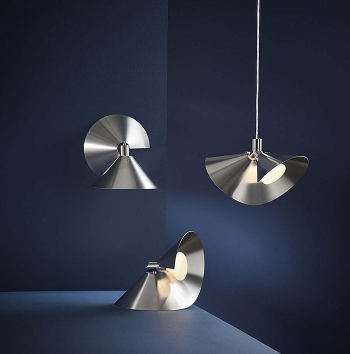 Frandsen Peel wandlamp brushed stainless steel