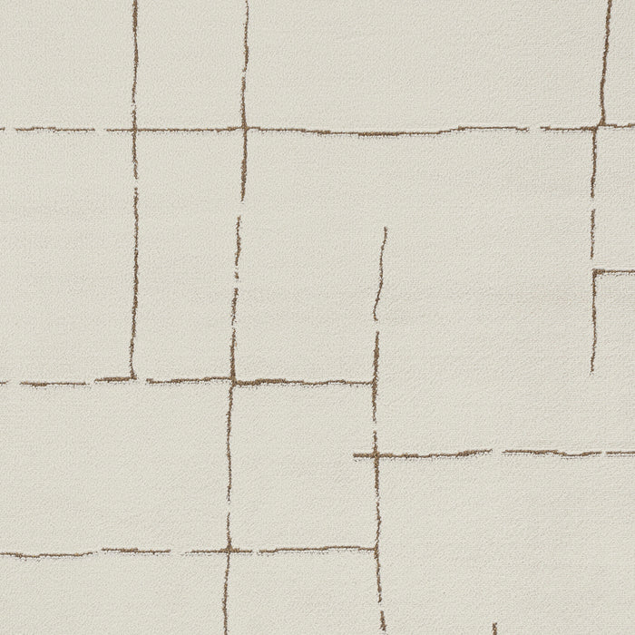by fonQ Stribb Vloerkleed 160 x 213 cm - Latte