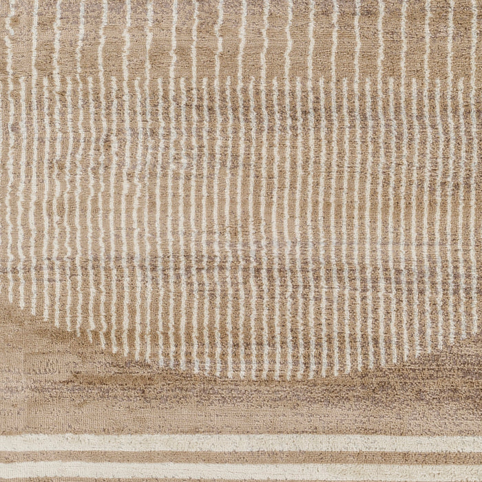 by fonQ Weeve Runner Vloerkleed 80 x 220 cm - Donker Zand