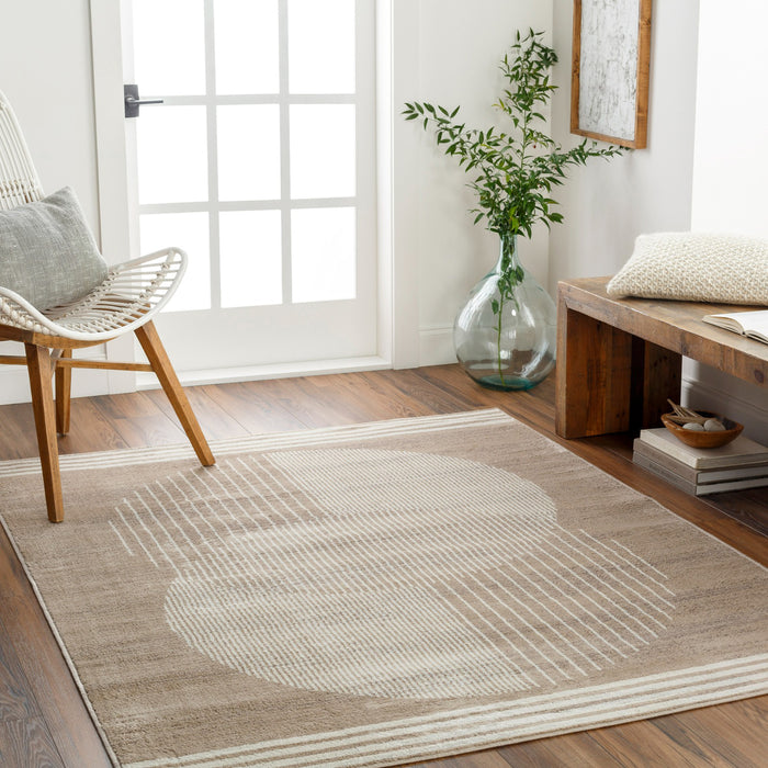 by fonQ Weeve Vloerkleed 200 x 275 cm - Donker Beige