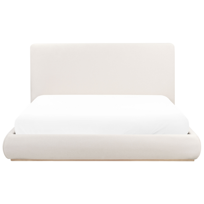 Beliani-CAMPAGNE-Bed met opbergruimte-Beige-180 x 200 cm-Polyester