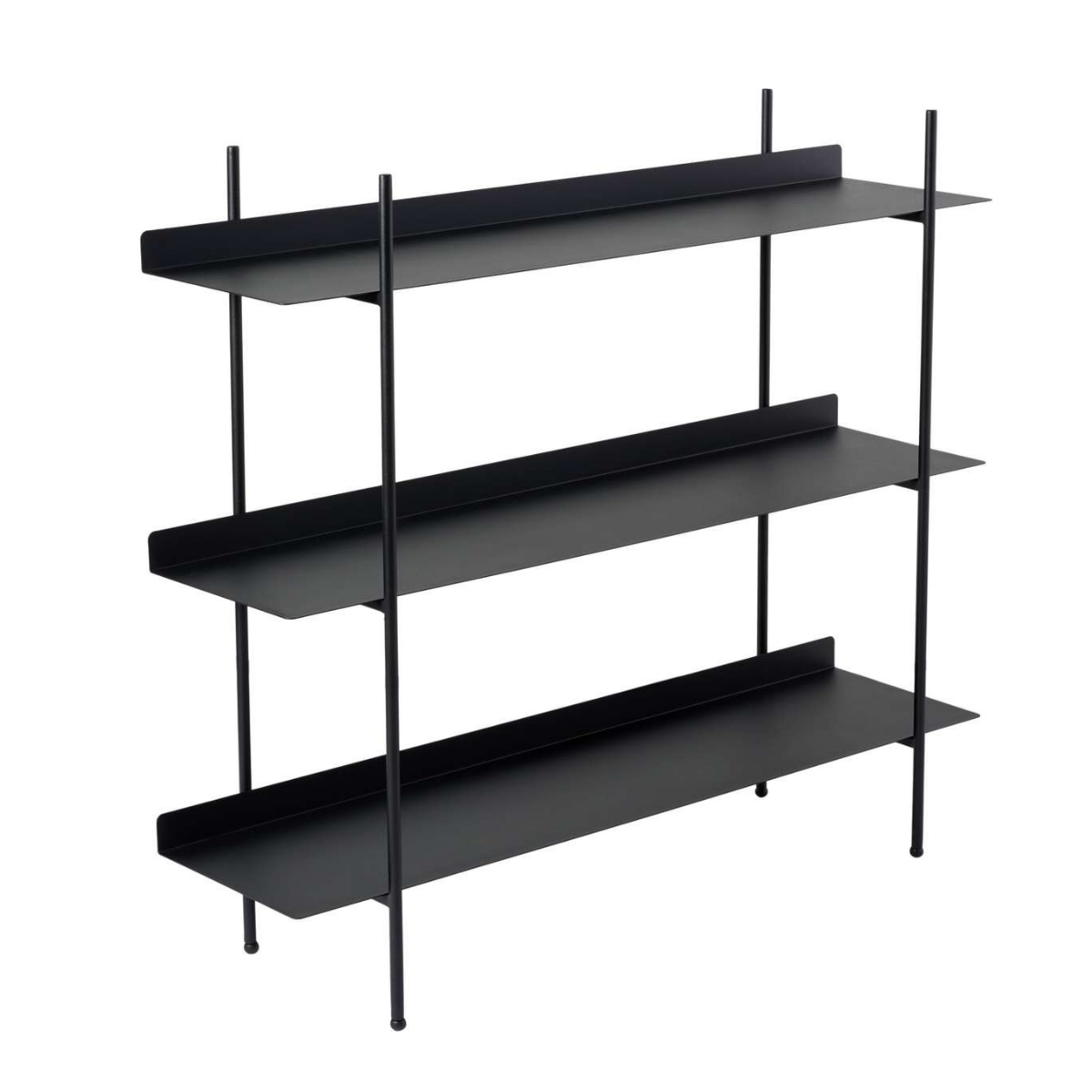 Calicosy - Metalen Wandrek PIPER - B120 cm - Zwart