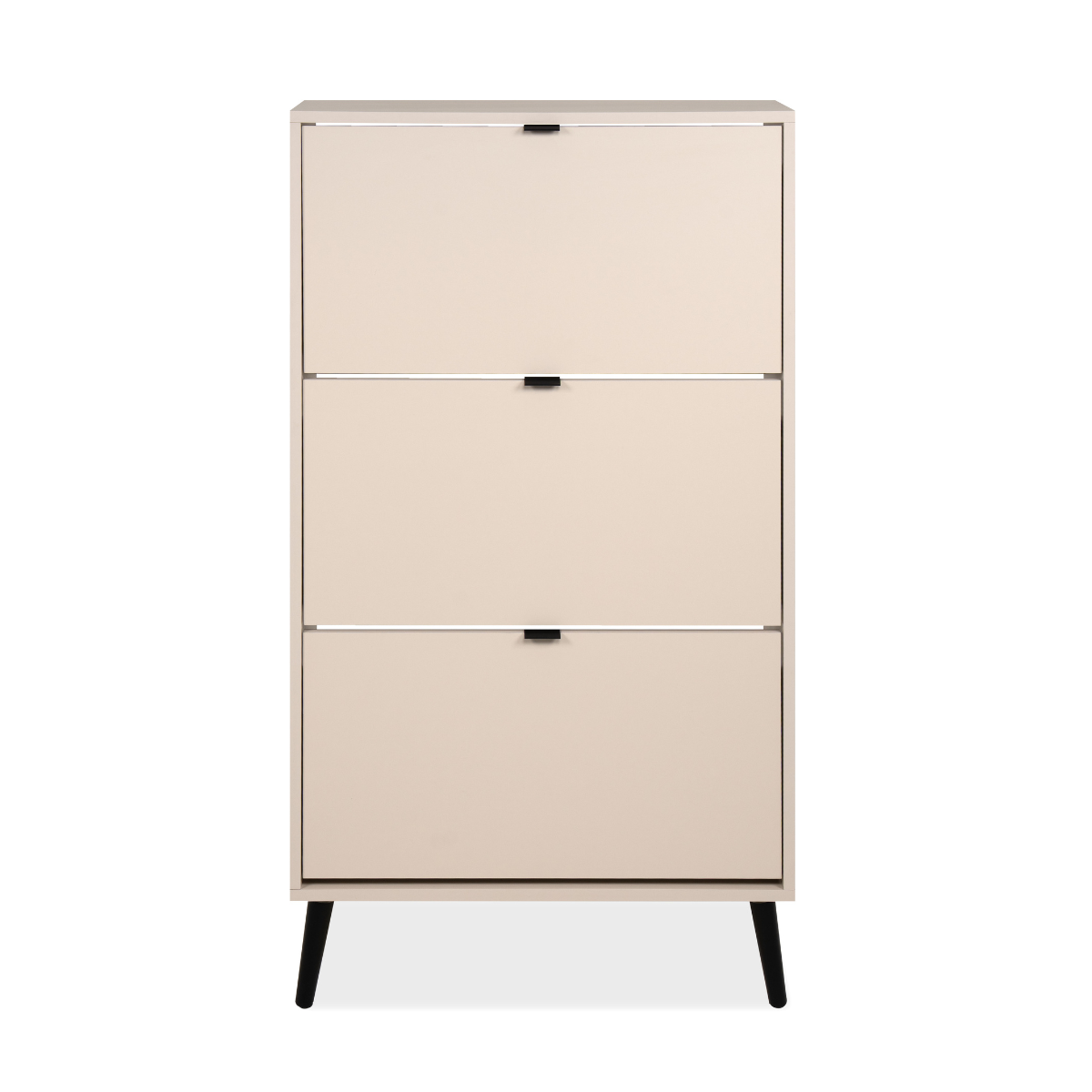 Calicosy - Schoenenkast VIGO - B70 cm - Cappuccino | zwart