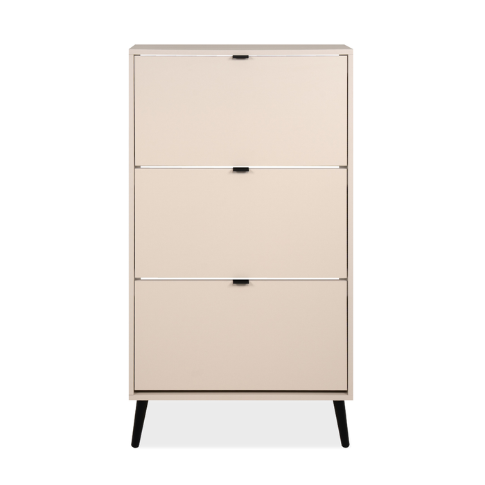 Calicosy - Schoenenkast VIGO - B70 cm - Cappuccino | zwart