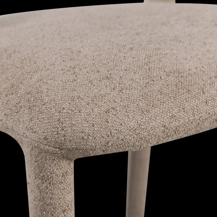 WOOOD Noble Barstoel - Polyester - Zand - 95x48x52