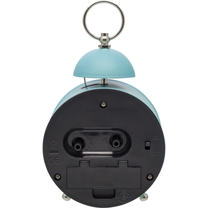 NeXtime - NeXtime - Wekker -  16 cm - Metaal - Turquoise - 'Single